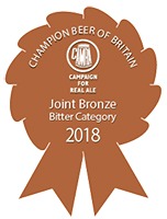 Joint BRONZE CAMRA Champion Beer of Britain Competition 2018 Bitters Category