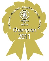 CHAMPION Champion Beer of Britain North West Regional Beer of the Year Awards 2011 Best Bitters