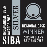 SILVER SIBA North West Independent Beer Awards 2018 Cask Strong Ales (6.5% ABV and over)