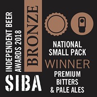 BRONZE SIBA National Independent Beer Awards 2018 Bottle/Can British Premium Bitter (4.5% to 6.4% ABV)